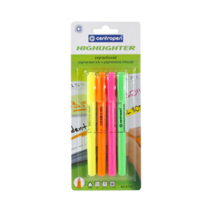 Centropen Zvýraznovač 8722 4ks BL (10/bal 100/krt)