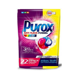Purox Gelové kapsle Anti-Flex Color 22ks*18g (9/krt)