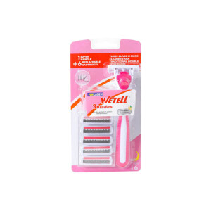 Wetell Holítka 3Bladess s NN hlavicemi Pink (24/bal 240/krt)