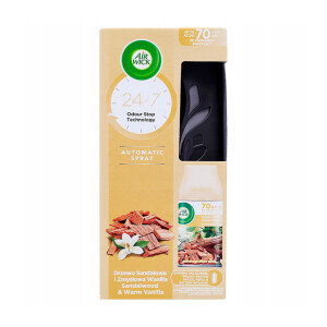 Airwick 250ml Freshmatic komplet Vanilka a santalové dřevo(4/krt)