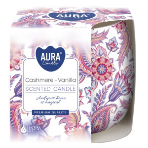 Bispol Svíčka ve skle SN71/100g Cashmere-vanilla (6/krt)