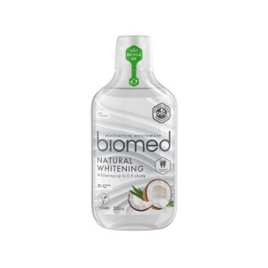 Biomed 500ml ústní voda Natural Whitening(12/krt)