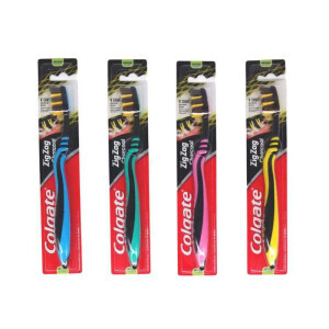 Colgate Zubní kartáček Zig Zag Charcoal Medium N (72/krt)(72/krt)