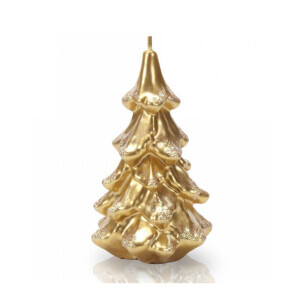 Bartek Svíčka Christmas Tree New 80/150 Gold (12/krt)