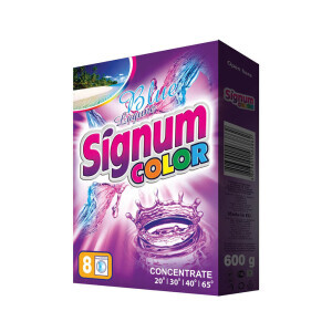 Signum 600g prací prášek Color (6/krt)