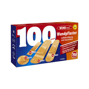 Wundmed Náplast 100ks 4druhy (28/krt)