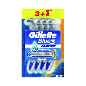 Gillette Blue3 Comfort jednorázová holítka 3+1ks (6/krt)