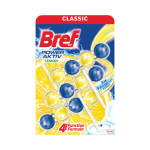 Bref 3*50g WC závěs Power A. Lemon (9/krt)