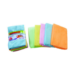 Janegal Utěrka mikrovlákno 40*40cm 5ks Rainbow (24/bal 48/krt)