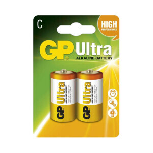 GP baterie alkalická Ultra C/LR14 2ks BL (20/bal 160/krt)