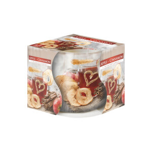 Bispol Svíčka ve skle SN71/100g Apple-Cinnamon (6/krt)
