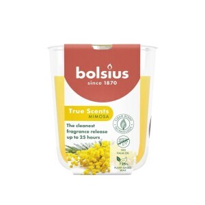 Bolsius Svíčka ve skle 80/73mm True Scents Mimosa (6/krt)