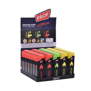 Prof Zapalovač Windproof Colorflame Color (50/bal 500/krt)