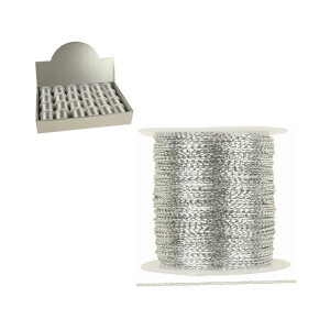 Dekorační provázek 200cm Silver (24/bal 288/krt)