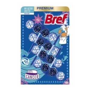 Bref 4*50g WC závěs Premium Water Signs (9/krt)