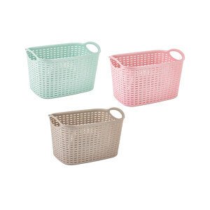 P.Forte Košík plast Rattan s uchem 6,4l VRM (12/bal)