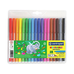 Centropen Fixy Washable 18ks (24/krt)