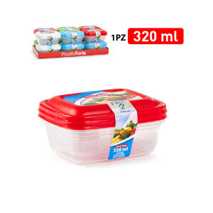 P.Forte Dóza plast set obdél.2*320ml Color (12/bal)