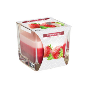 Bispol Svíčka ve skle SNK80/170g Strawberry (6/krt)
