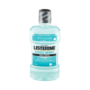 Listerine 500ml Ústní voda CZ Zero Mild Mint (6/krt)