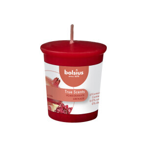 Bolsius Svíčka Round 53/45 mm True Scents Pomegranate(24/krt)