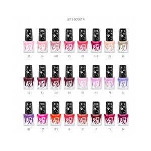 Revers Nail polish Let's Go 5ml set III (24/30/bal 300/krt)