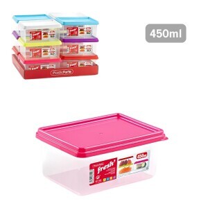 P.Forte Dóza plast Fresh' 450ml Color (12/bal)