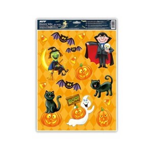 MFP Okenní fólie halloween glitr HA001 30x42cm(144/bal)