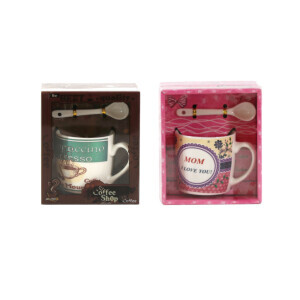 Gift Hrnek+lžička 220ml (120/krt)
