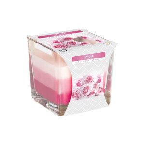 Bispol Svíčka ve skle SNK80/170g Rose (6/krt)