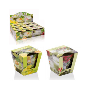 Bartek 115g Svíčka ve skle Green Tea Pudding (12/krt)