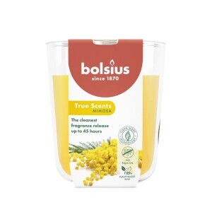Bolsius Svíčka ve skle 97/85mm True Scents Mimosa (4/krt)