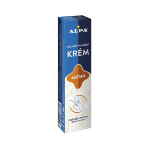 Alpa 40g Masážní krém Kaštan (10/krt)