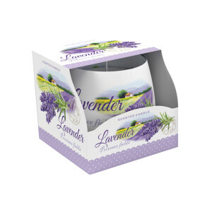Santo 100g svíčka ve skle Lavender (12/krt)