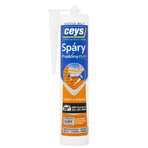 Ceys Akryl Spáry A Praskliny Matná Bílá 280Ml