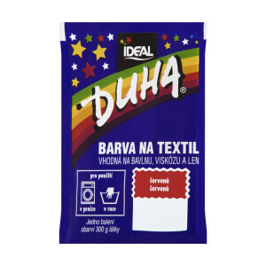 Duha Barva na textil červená č.01 (18/krt)