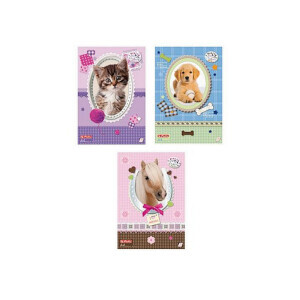 Herlitz Malířský blok A4/75 Pretty Pets (5/bal 50/krt)