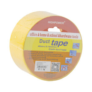 Lepicí páska barevná 4,8cm*9,14m Yellow (144/krt)