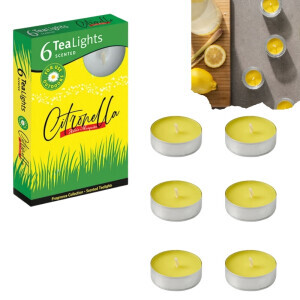 Santo Svíčka čajová 6ks Citronella (15/bal 45/krt)