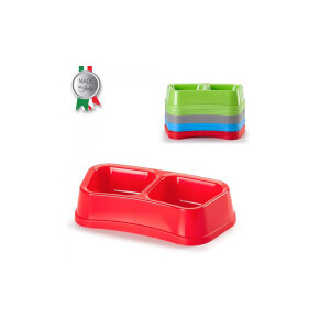 P.Forte Miska pro psy plast Double L Color (12/bal)