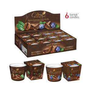 Bartek 115g Svíčka ve skle Coffee Roasted (12/krt)