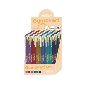 Herlitz Pero gumovací Metalické (36/bal 1440/krt)