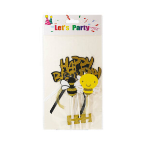 Napichovátka Happy Birthday Bee (12/bal 480/krt)
