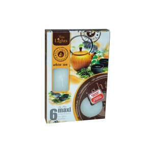 Admit Svíčka čajová Maxi 6ks White Tea (8/bal)