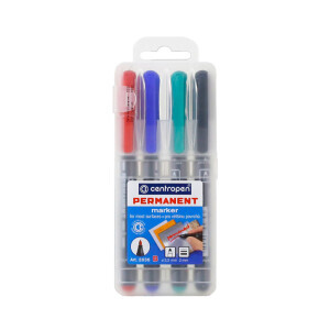 Centropen Značkovač 2836 4ks etui  (10/bal 50/krt)