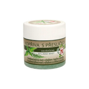 Bylinná mast 150ml Kopřiva s přesličkou (10/bal)