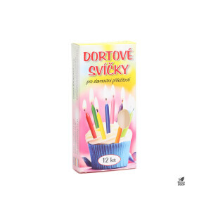 Dortové svíčky 9,5cm/12ks (32/krt)