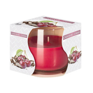 Bispol Svíčka ve skle SN71/100g Chocolate-Cherry (6/krt)