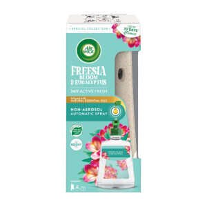 Airwick 228ml Active Fresh komplet Kvetoucí frézie a eukalyptus(4/krt)