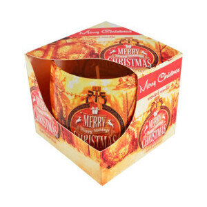 Admit Svíčka ve skle 100g Christmas Gold (12/bal)